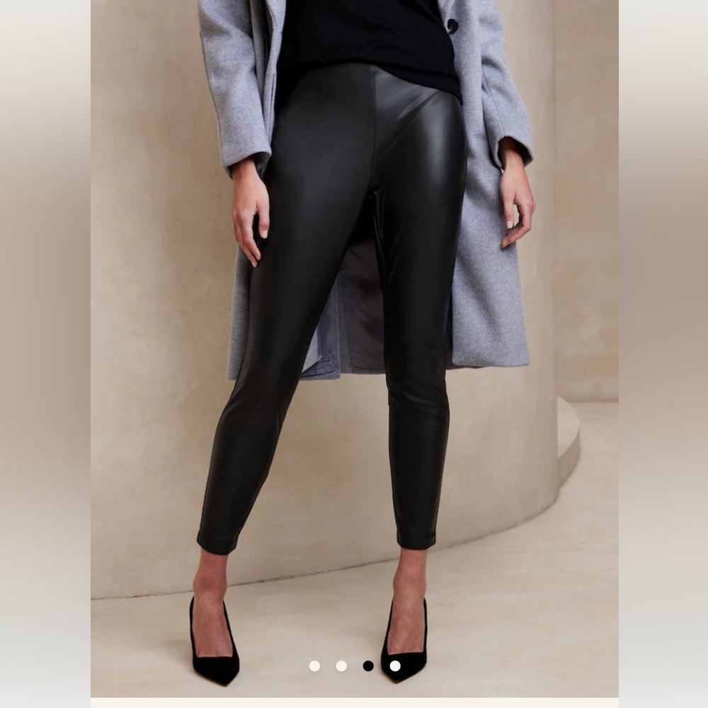 Banana Republic faux leather leggings